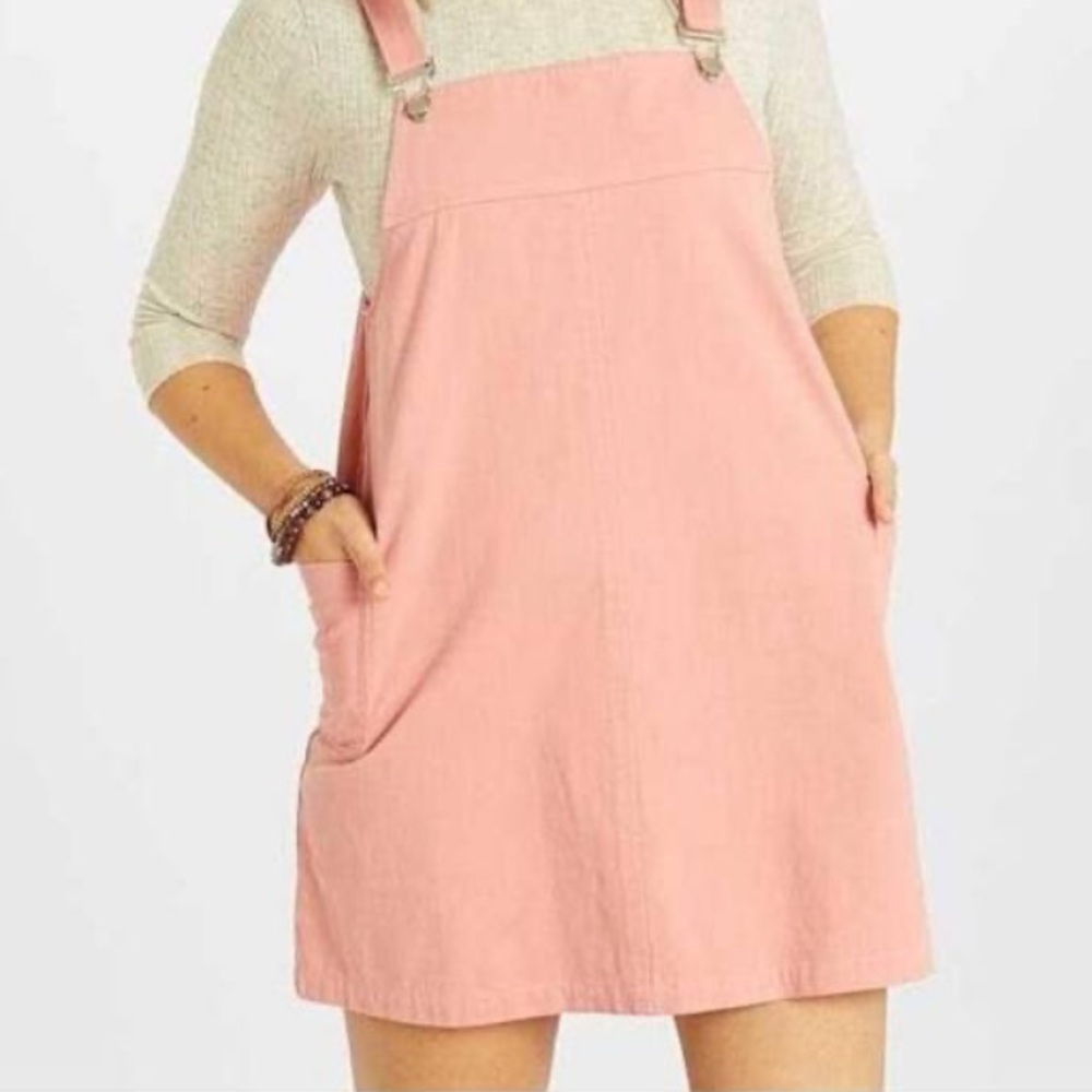 Altar’d State Pink Overall Dress